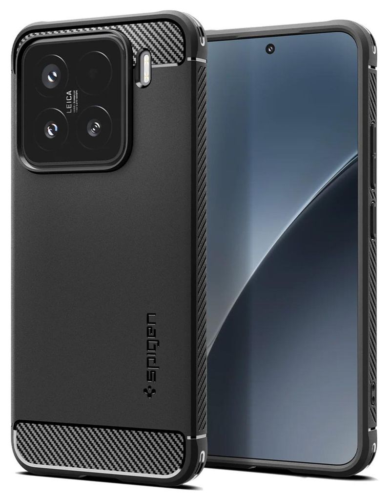 Custodia Spigen Rugged Armor Xiaomi 15 Nero opaco Immagine del prodotto 