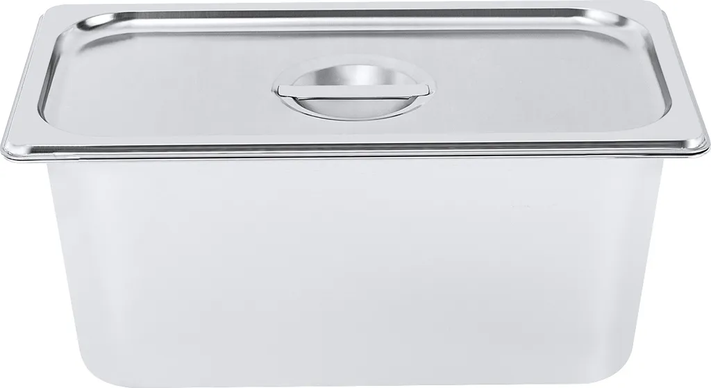 Pack 4 bacs GN 1/3 inox avec couvercle : fini le gaspillage alimentaire