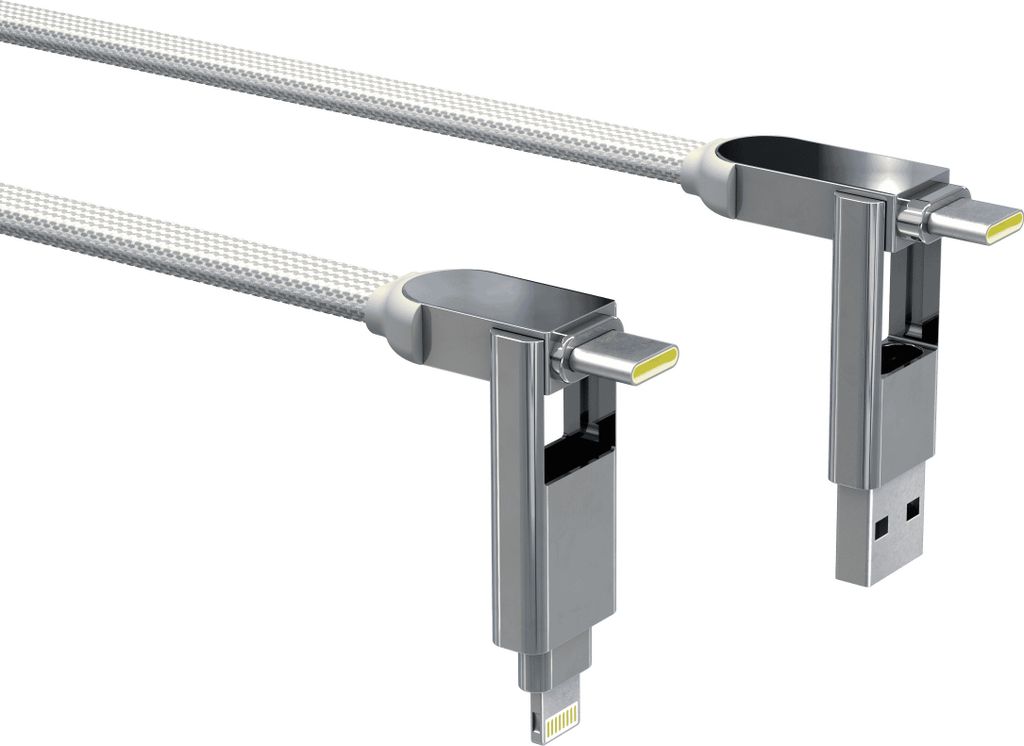 Rolling Square inCharge XL kabel 30 cm - Weiss Obrázek produktu 2