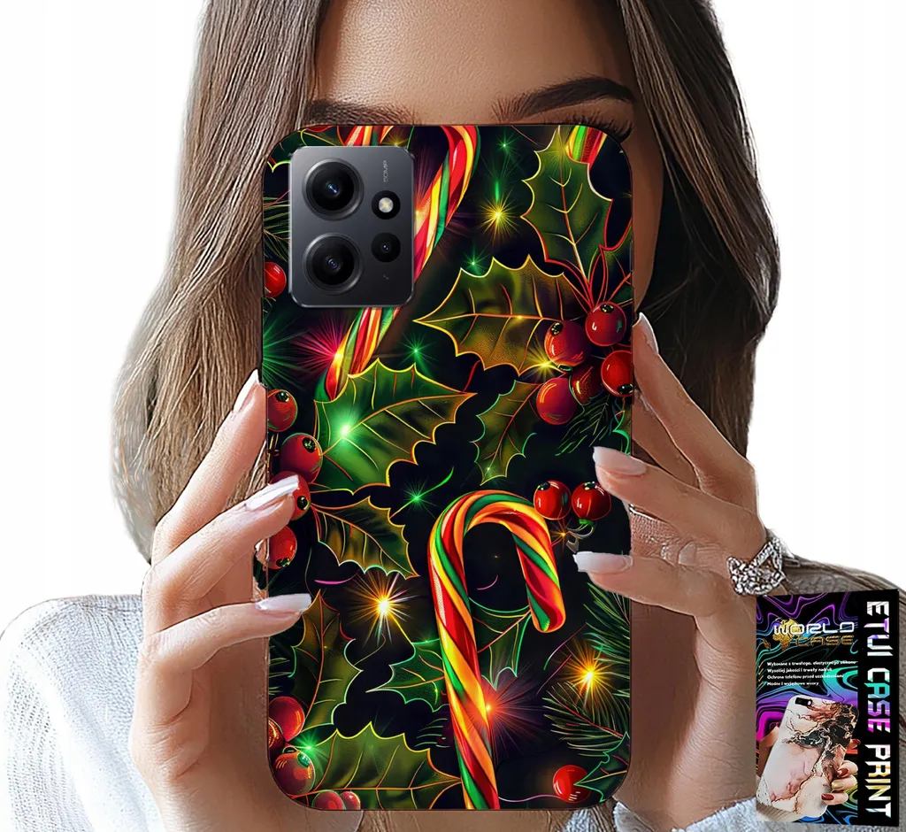 Custodia Xiaomi Note 12 4G Natalizia + Vetro: L'Eleganza delle Feste