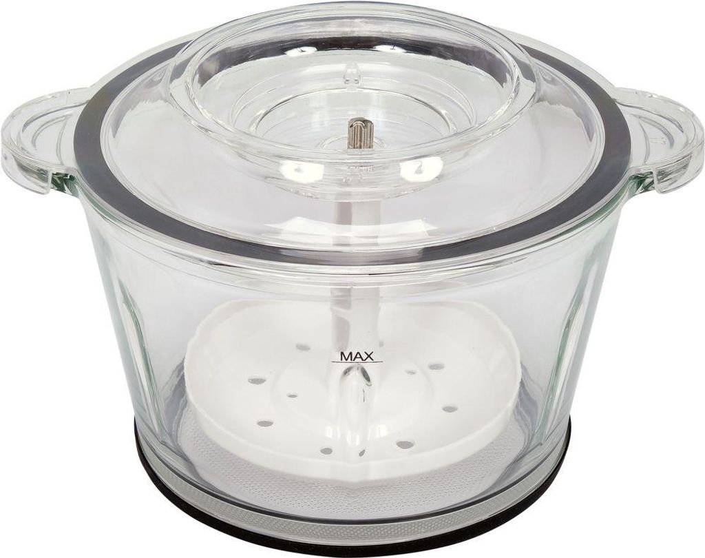 LUND Küchenzerkleinerer 3in1 500W mit 2-Liter-Glasbehälter