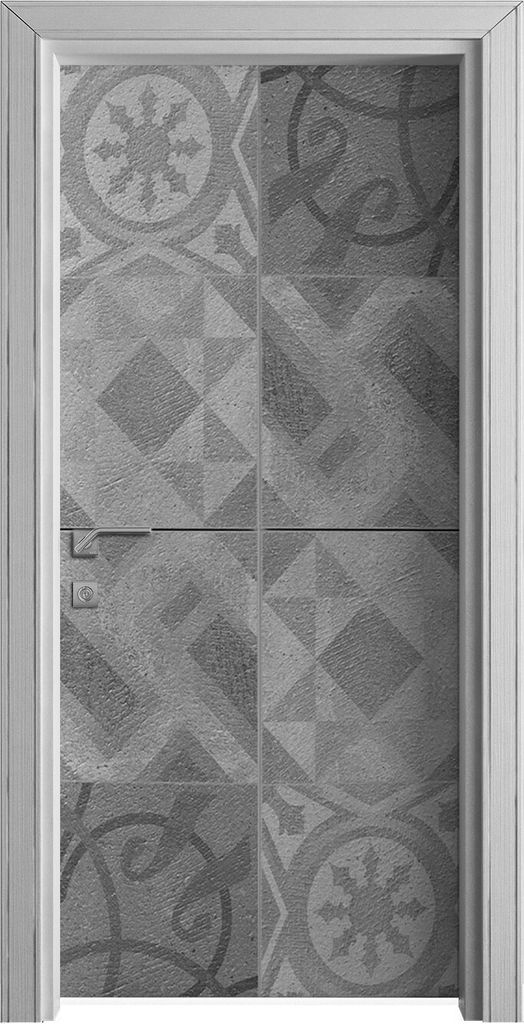 Tür Selbstklebende 90x210 cm Türfolie Türtapete Klebefolie - Kacheln Abstrakt