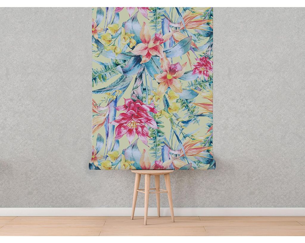 Coloray Fototapete 152x104 cm Latextapete Magicstick - Utensil flowers