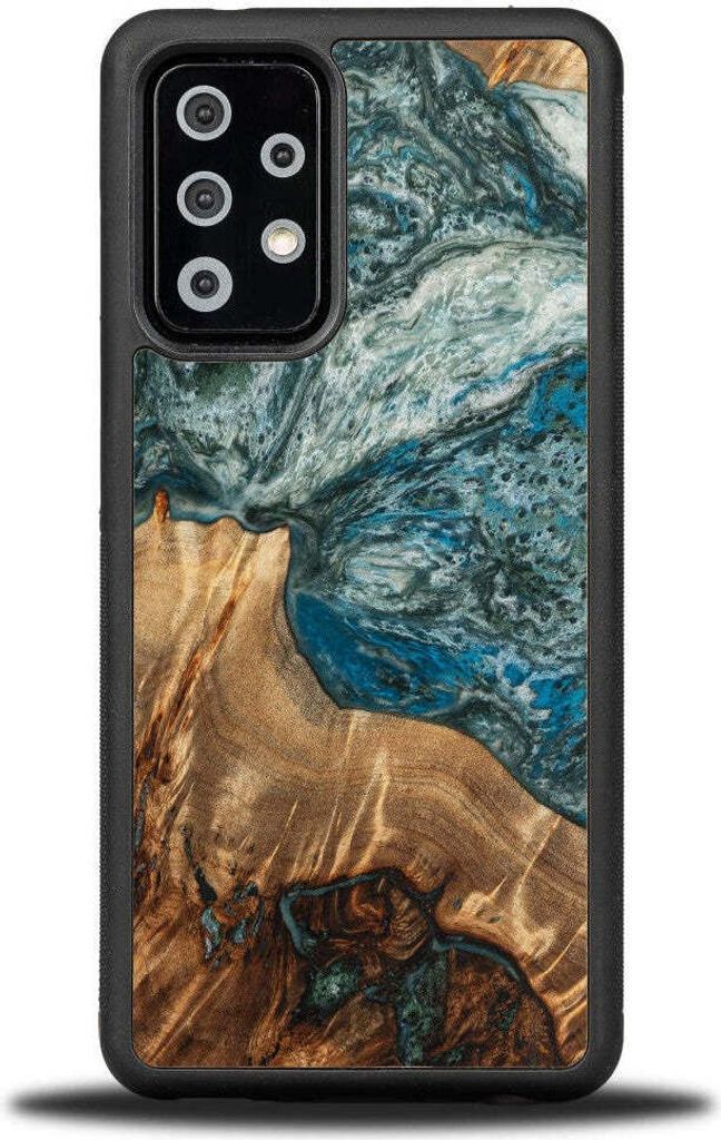 Holzhülle Bewood Unique Planets - Erde für Galaxy A72 5G