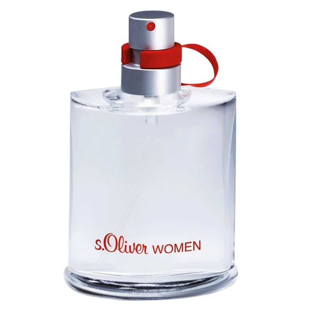 A clear studio shot of a bottle of s.Oliver Women Eau de Parfum.