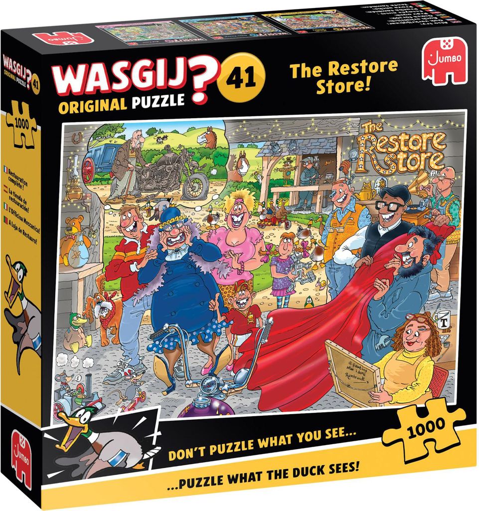Wasgij Original 41, Faire du neuf avec du vieux, puzzle de Image du produit 