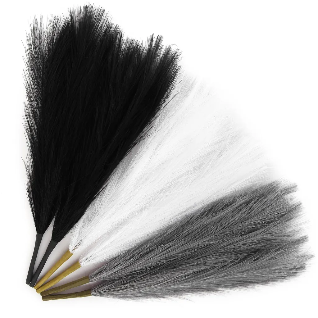 Herbe de la pampa artificielle 45 cm - Ne perd pas ses plumes, sans odeur