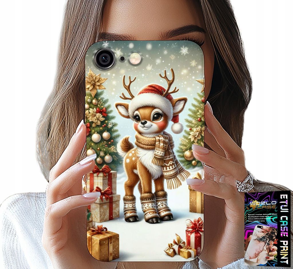 Hülle Für Iphone 6 / 6S - Rentier, Weihnachtliche Motive + Glas