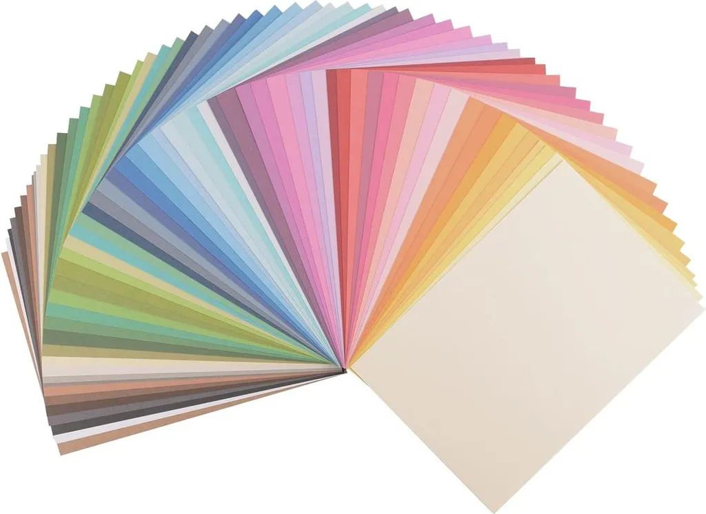 Cardstock A4 216g Rigide sans Craquelures - 60 Feuilles Lisses à Découper
