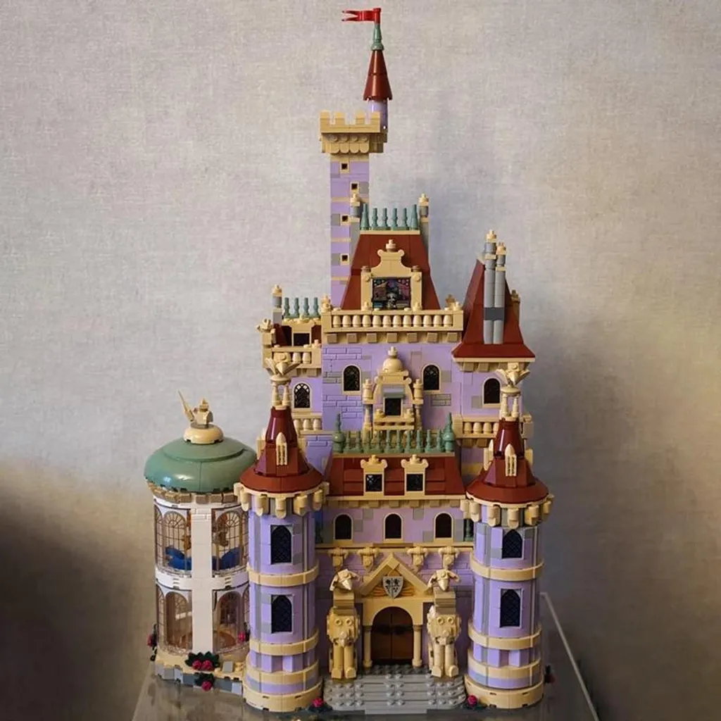 Maquette château de princesse rouge : Jeu de construction expert