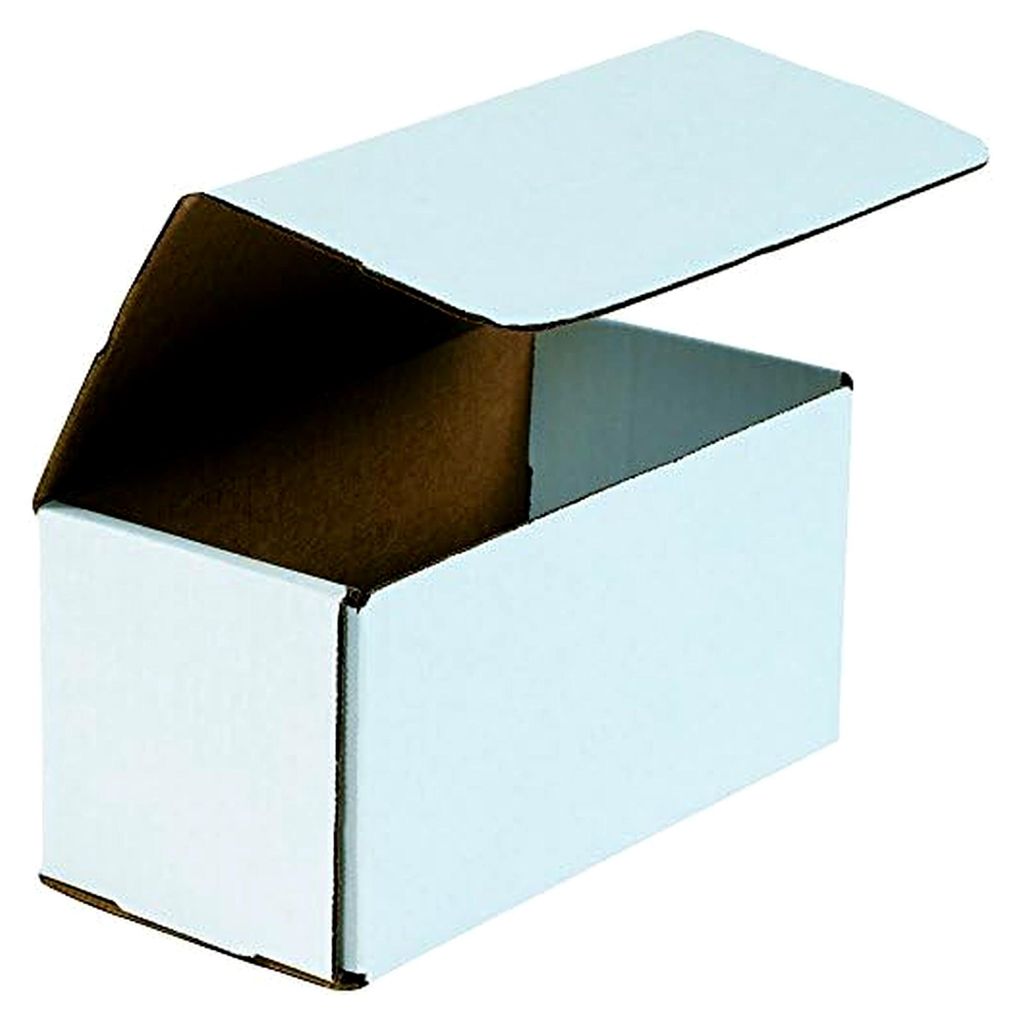 Versandtaschen aus Wellpappe, 27,9 x 12,7 x 12,7 cm, Weiß, 50 Stück