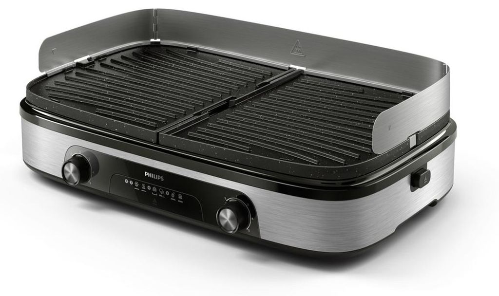 Philips Grill stołowy, Czarny, Stal nierdzewna, Aluminium, Zdjęcie produktu 