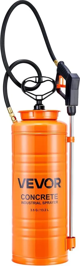 Pulvérisateur béton Tri-Poxy 14L en acier inoxydable avec lance 52cm