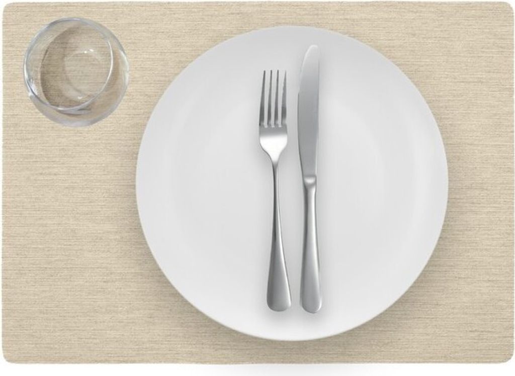 4x Sofia Platzset Leinen - 30x43cm - Untersetzer - Tischdekoration - Gedeckter Tisch - Leinenoptik