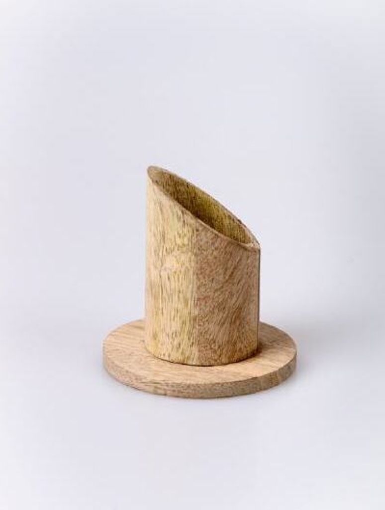 40 mm Mega-Leuchter aus Holz Mangoholz Natur, Produktbild 