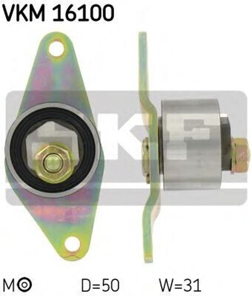 SKF VKM 16100 Spannrolle Zahnriemen für RENAULT SUPER 5 (B/C40) 11 (B/C37) 9 Limousine (L42) 21 Stufenheck (L48) Trafic Kastenwagen (T1, T3, T4, T2)