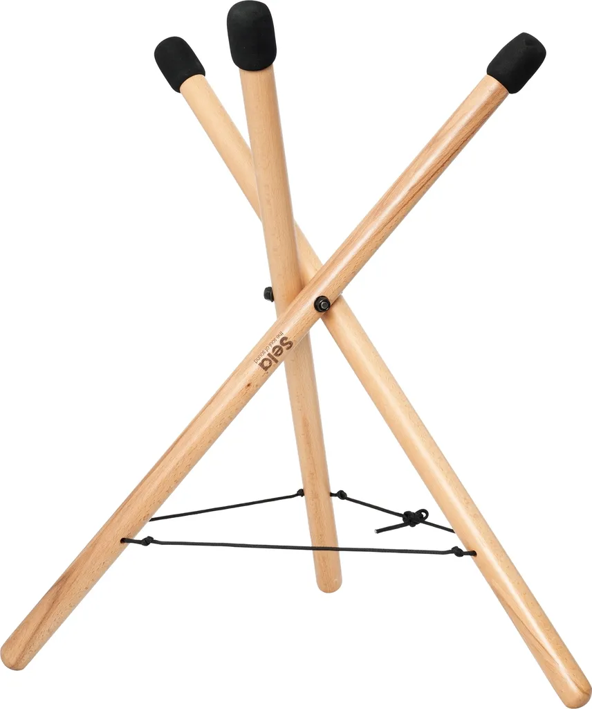 Stand Handpan en Bois Sela SE 199 - Support pour Petit Instrument Percu