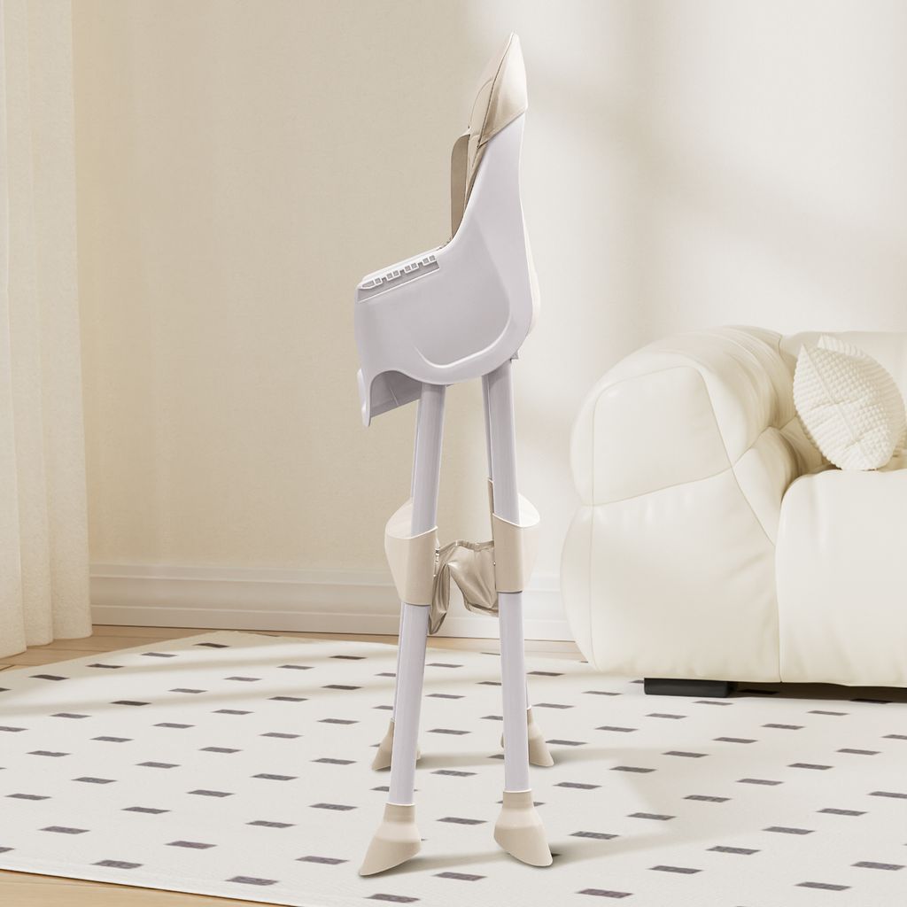 Baby Vivo Design 2in1 Kinderhochstuhl - Oscar in Beige Produktbild 2
