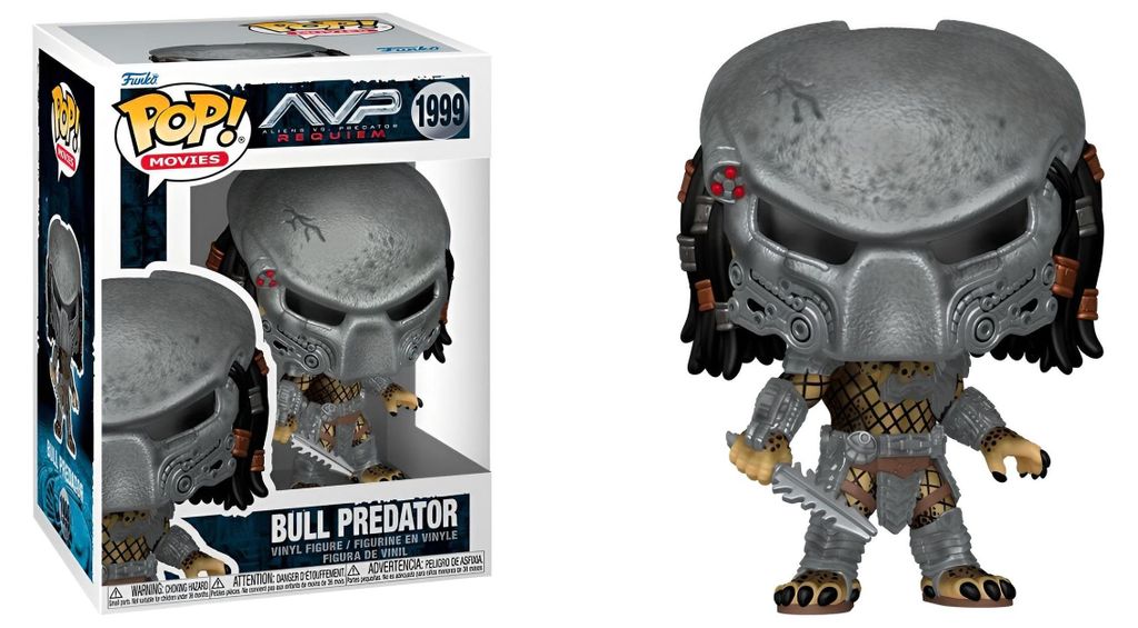 FUNKO POP! Vinyl Figur Movie AVP Alien vs Predator Requiem Bull Predator 1999