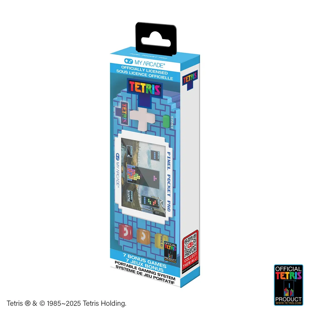 My Arcade Pixel Pocket Pro Tetris Console Portable Rétro de Collection - 4