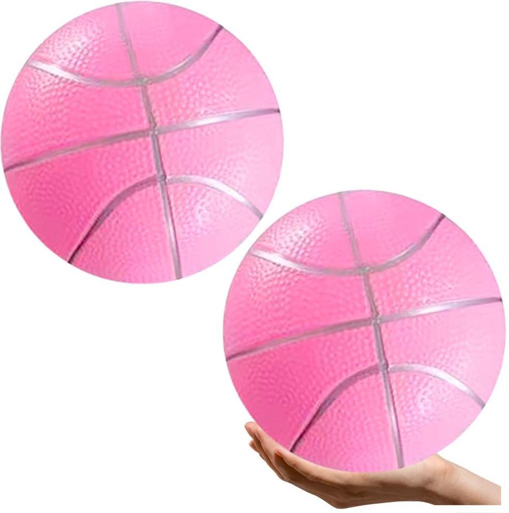 Strandball Gummi Pastell Hellrosa 20Cm