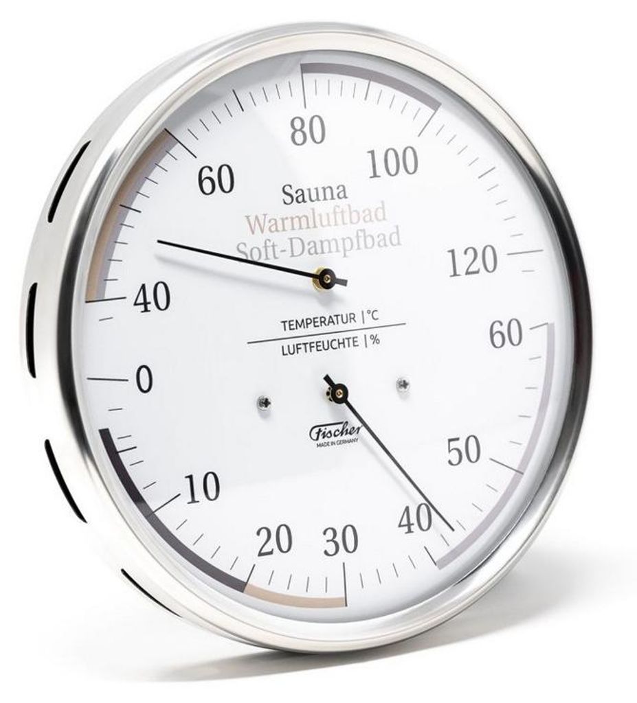 Fischer - 184.01 - Sauna-Thermohygrometer Universal 130 mm