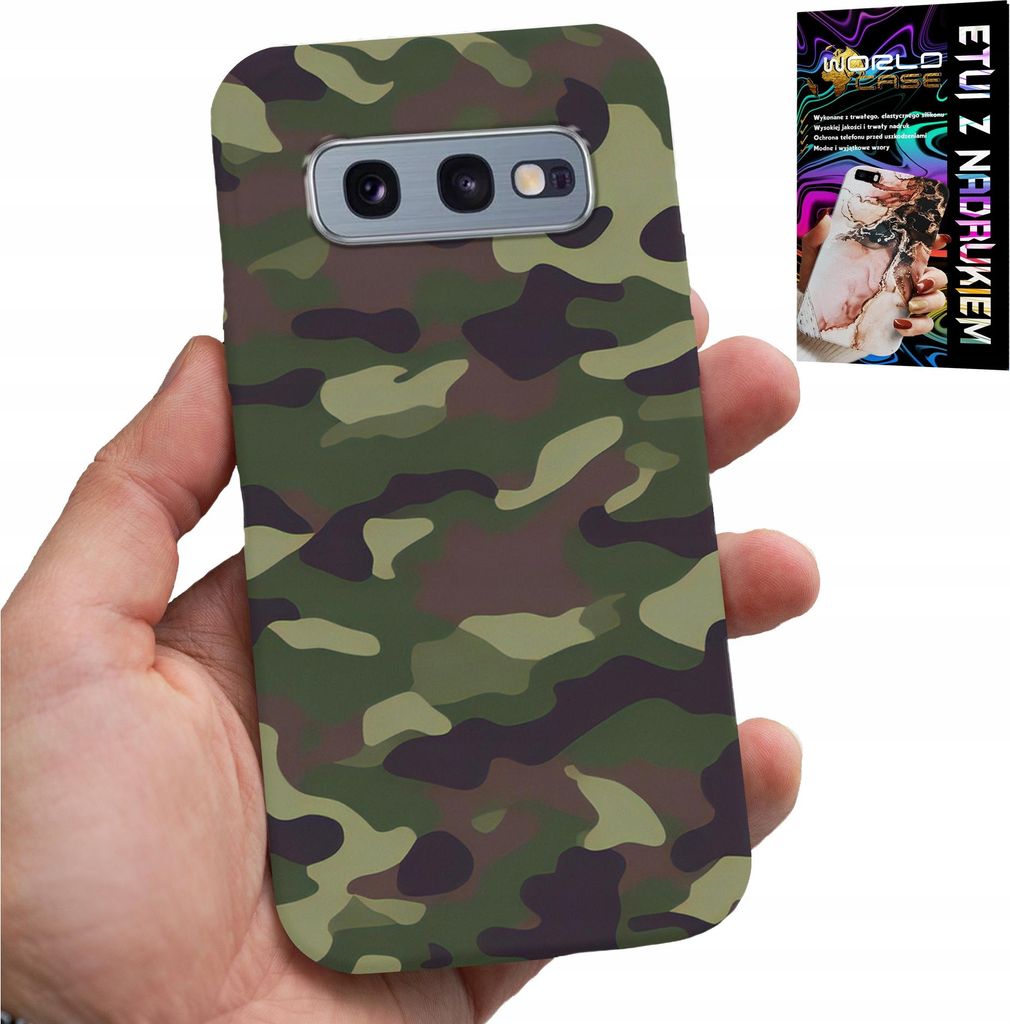 Etui Für Samsung Galaxy S10E - Moro, Militärische Farben Militaryfan Etui