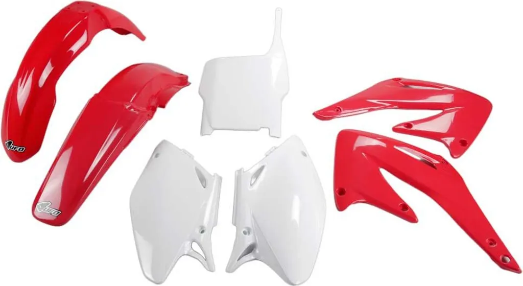 Carénage UFO PLAST rouge Honda CRF450R 2004 - 7 pièces plastiques