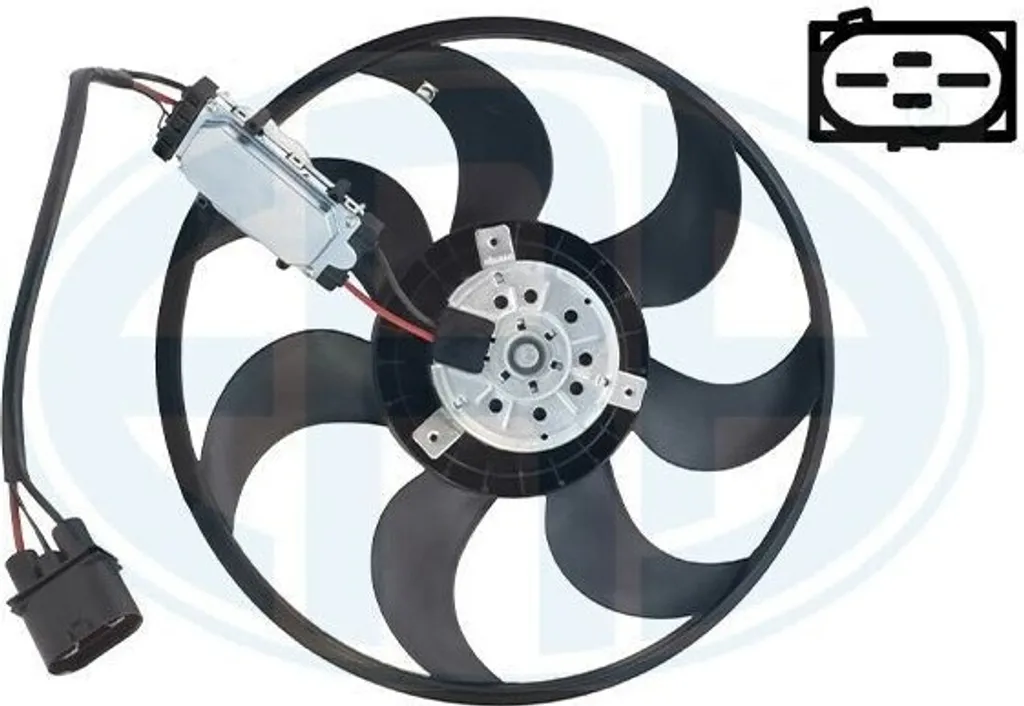 ERA 352117 Ventilateur de Radiateur pour Q7, Cayenne et Touareg 7L