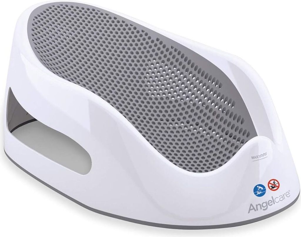 Baby Bath Ergonomic Support, Badeliege, weiß/grau