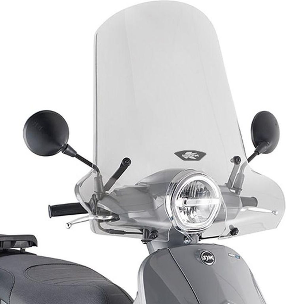 SYMM Fiddle 125 Čelní sklo Transparent s držákem A7062AK Obrázek produktu 
