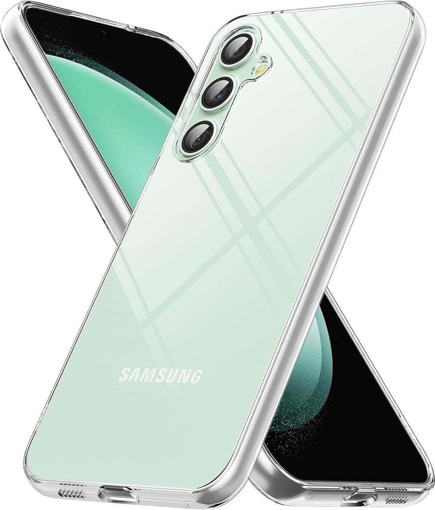 Schutzhülle für Samsung Galaxy S23 FE Hülle Transparent Slim Cover Clear Case