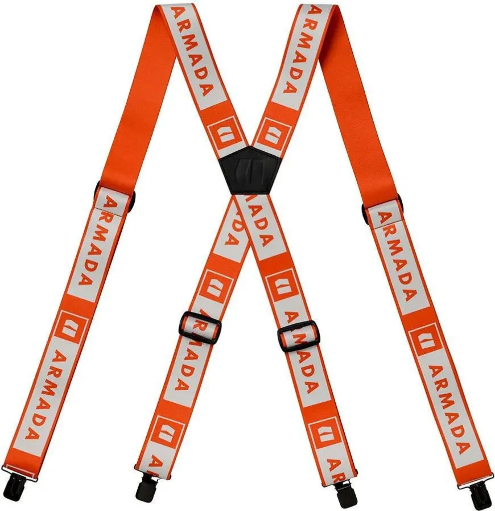 Bretelles Armada Stage Orange stretch et robustes pour pantalons
