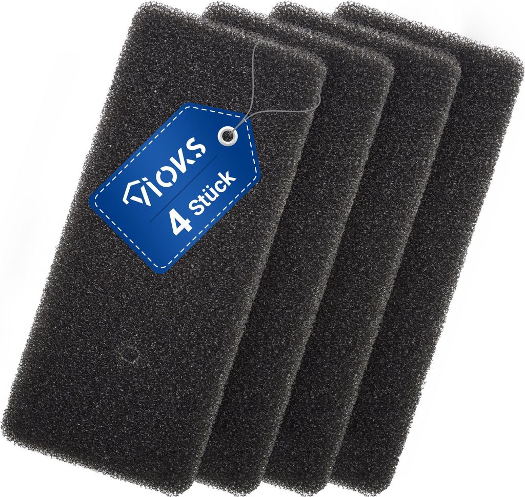 Schaumfilter 4x passend wie Samsung DC62-00376A Schwammfilter für Trockner