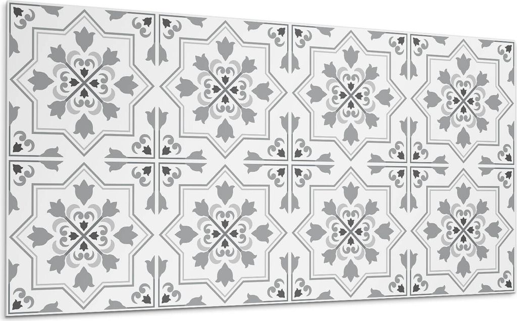 Muster Mit Floralen Motiven – Selbstklebende Fliesen – Wandverkleidung – Wandpaneel – PVC Fliesen – Vinylflisen – PCV Flisen – Selbst...