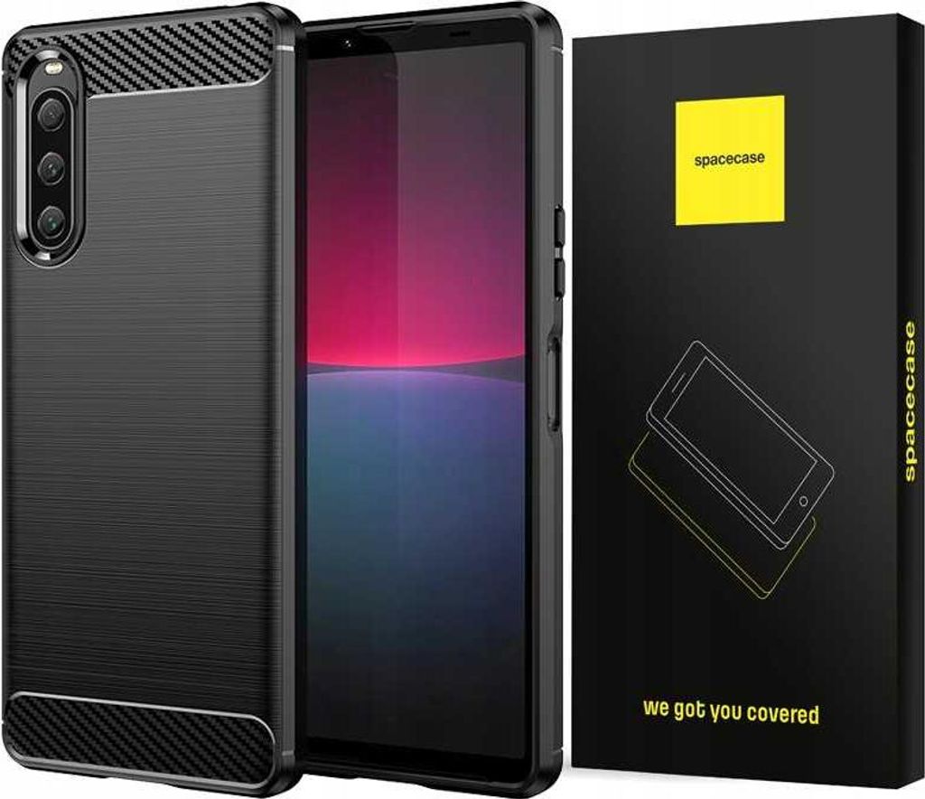 Spacecase Carbon Sony Xperia 10 V schwarz