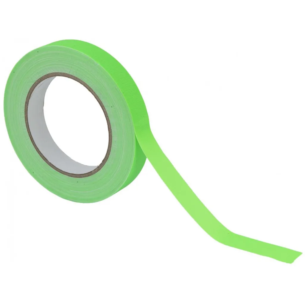 Nastro di Segnalazione UV Verde Neon 19mm | Gaffa Alta Visibilità