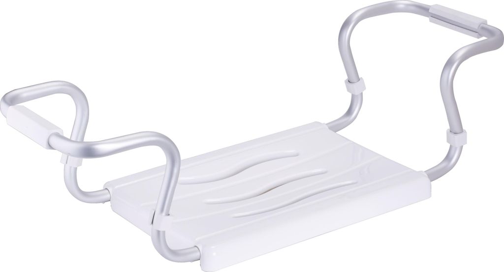 Badewannensitz - ausziehbar, 120 kg Tragkraft, Aluminium, Produktbild 