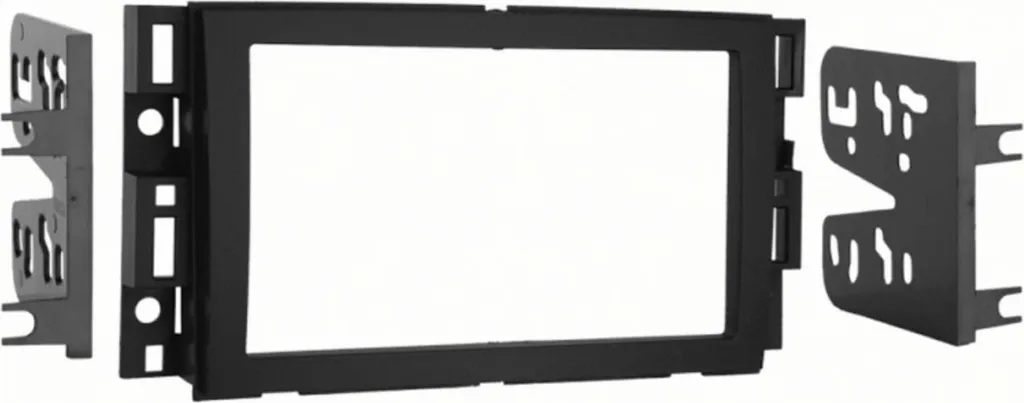 Support autoradio Double DIN noir pour General Motors - Cadre de bord