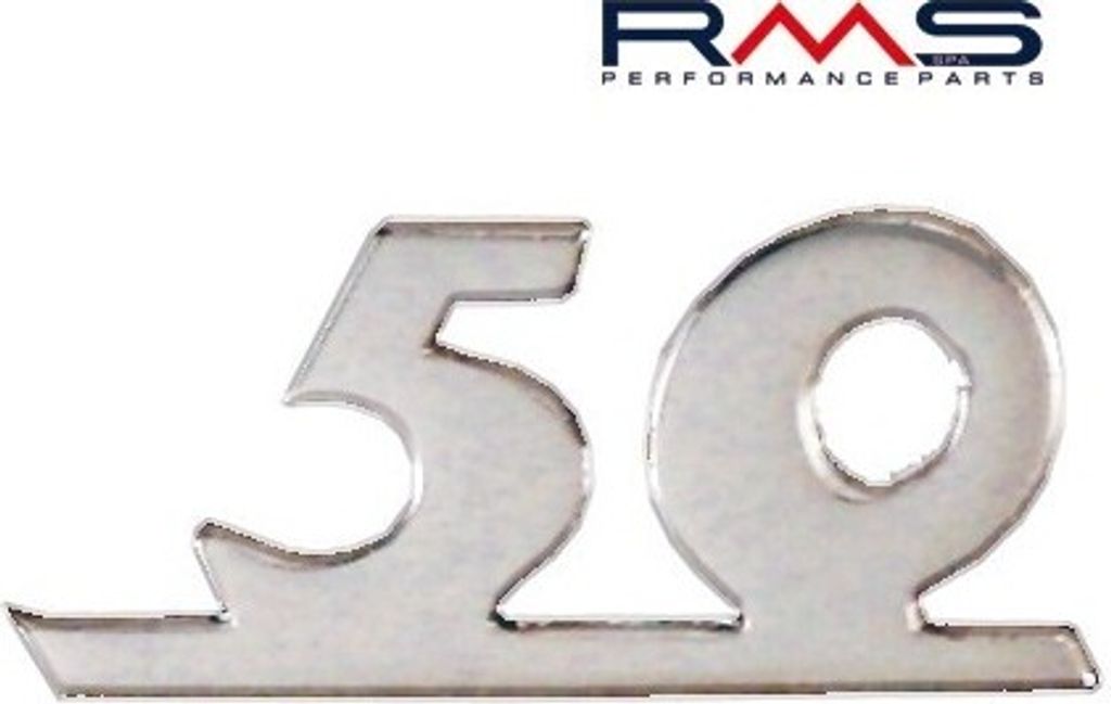 Emblem / Schriftzug " 50 " für Vespa V 50 diverse Mod. - Produktbild 