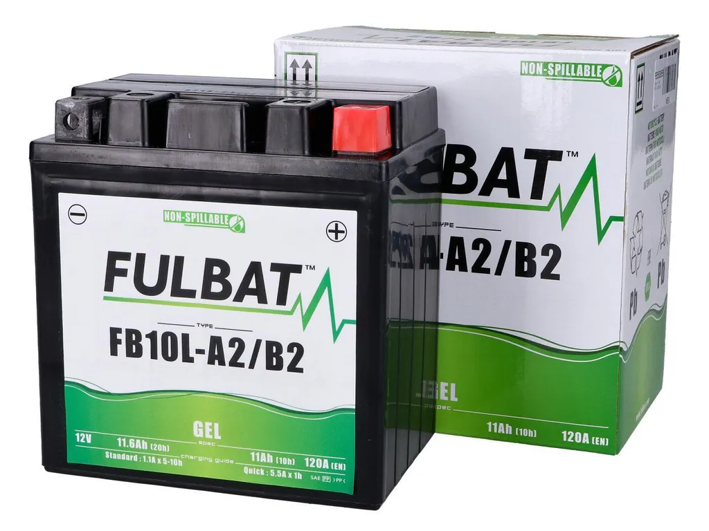 Batterie FULBAT FB10L-A2 Gel : Fini les Fuites et l'Entretien pour Moto