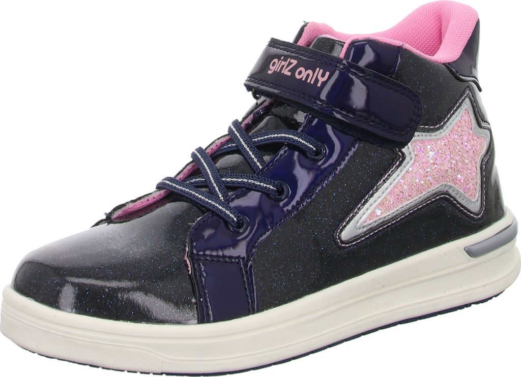 girlZ onlY Mädchen-Stiefeltte-Sneaker Blau-Rosa, Farbe:blau, EU Größe:29