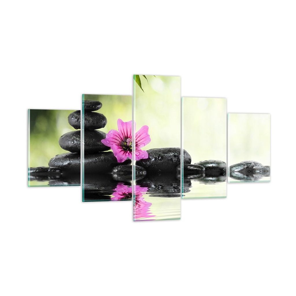 Bilder auf glas - Asien kultur japan orientalisch - 125x70cm - Glasbilder - Wandbilder - Kunstdruck - zum Aufhängen bereit - Wanddekoration aus Gl...