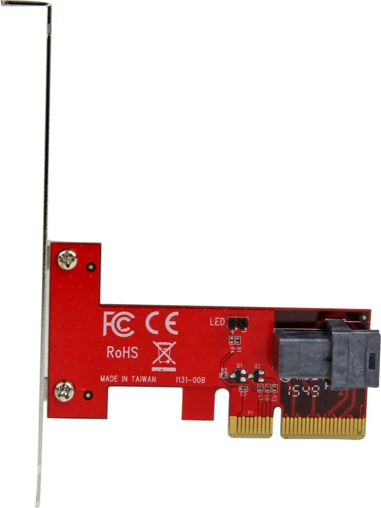 Adaptateur StarTech.com x4 PCI Express vers SFF-8643 pour SSD NVMe U.2