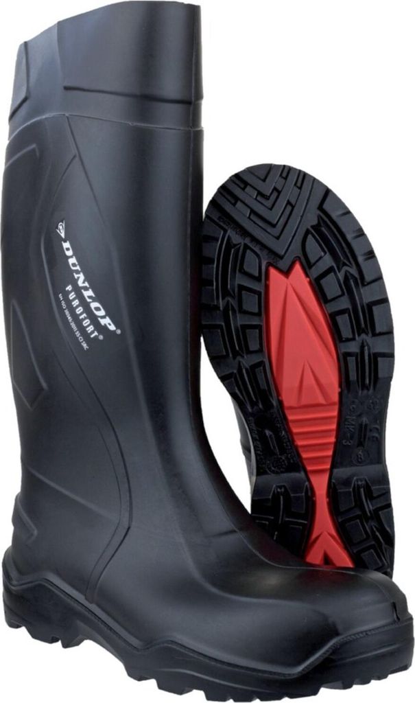 Dunlop Gummistiefel Purofort+ full safety S5 SRC Gr. 43 schwarz