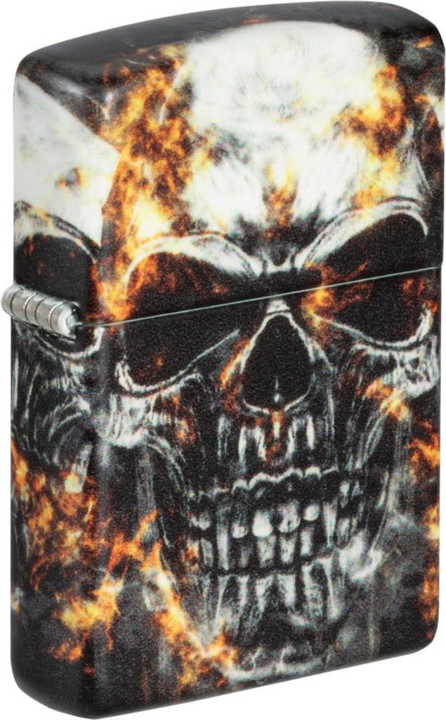 Zippo Feuerzeug 60006136 Smokey Skulls Sturmfeuerzeug Benzin mit Totenkopf-Motiv
