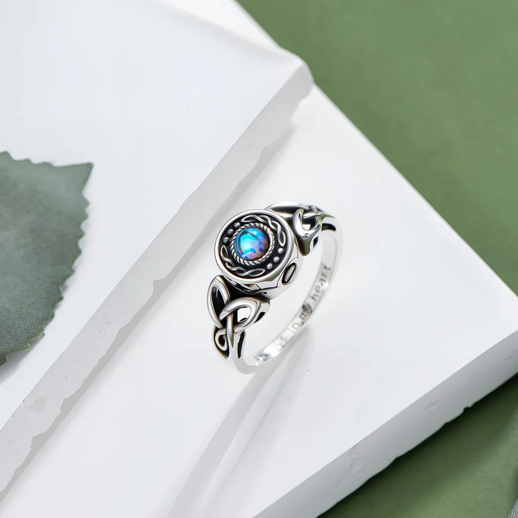 Bague Commémorative Argent 925 Faite Main - Design Luxe Asring de 19mm - 3
