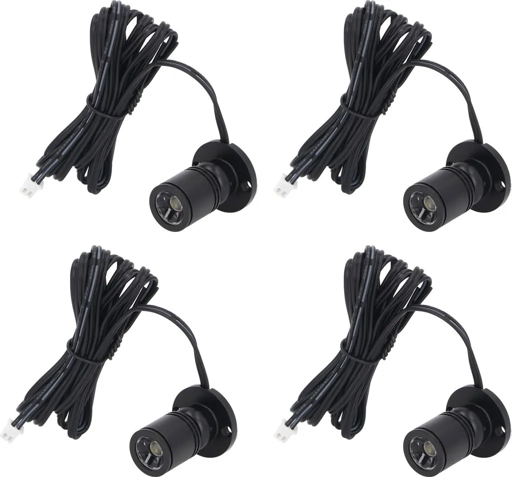 Éclairage de vitrine LED USB dimmable pour bijoux et objets d'art