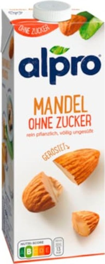 Alpro Mandeldrink ohne Zucker geröstet fettarm mit Calcium Produktbild 3