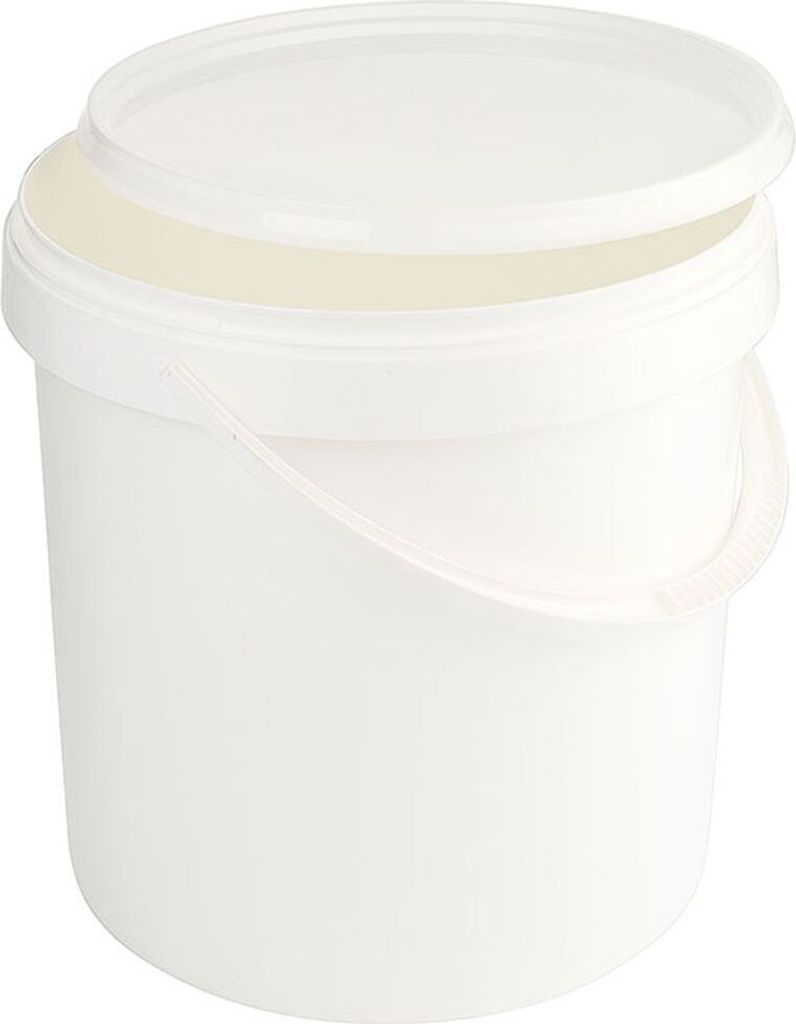 Contacto Eimer Kunststoff, 11000 ml, Ø 25 x H27 cm, leichte Qualität, weiß